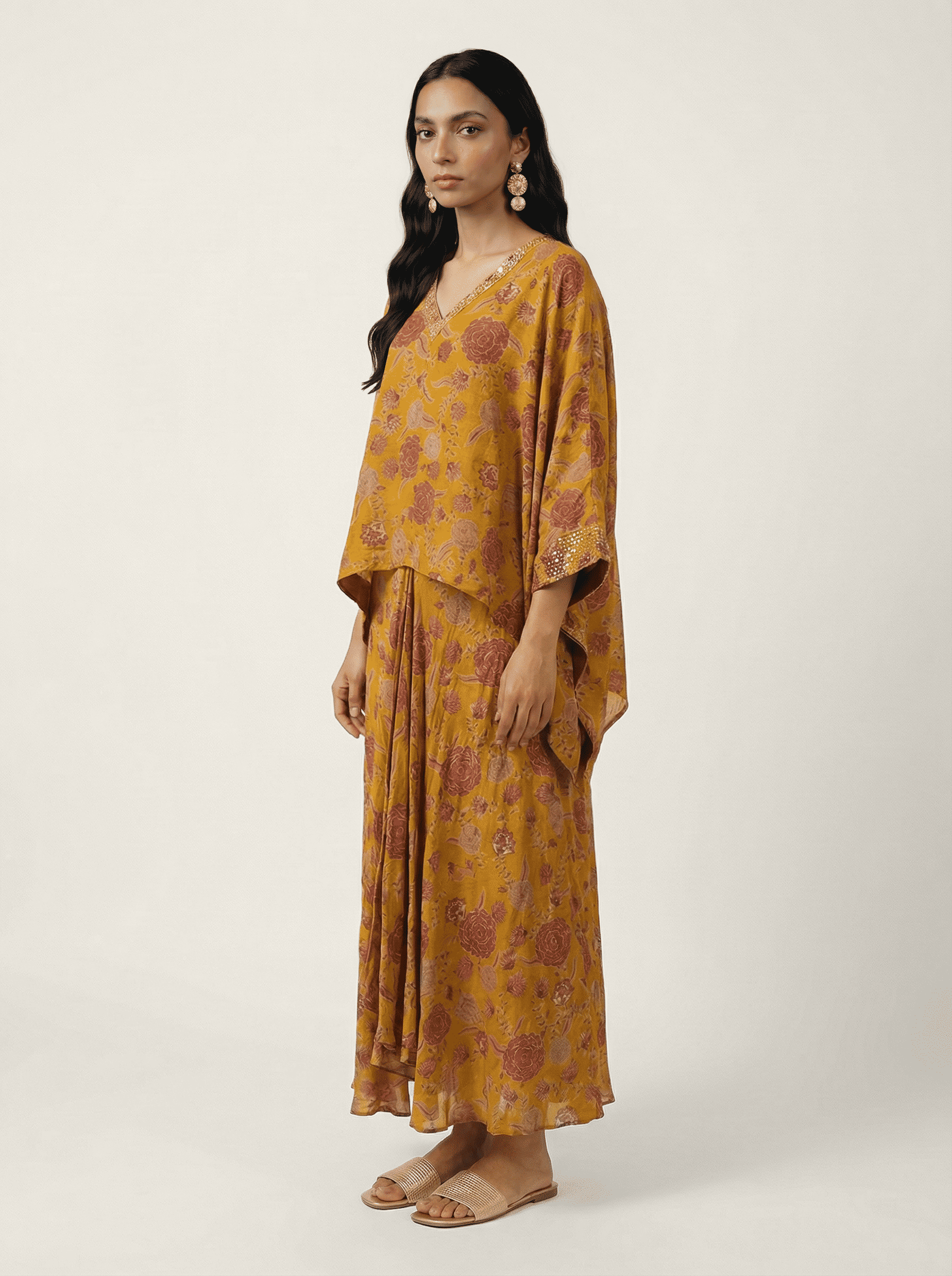 Gulbano Skirt Set - Yellow