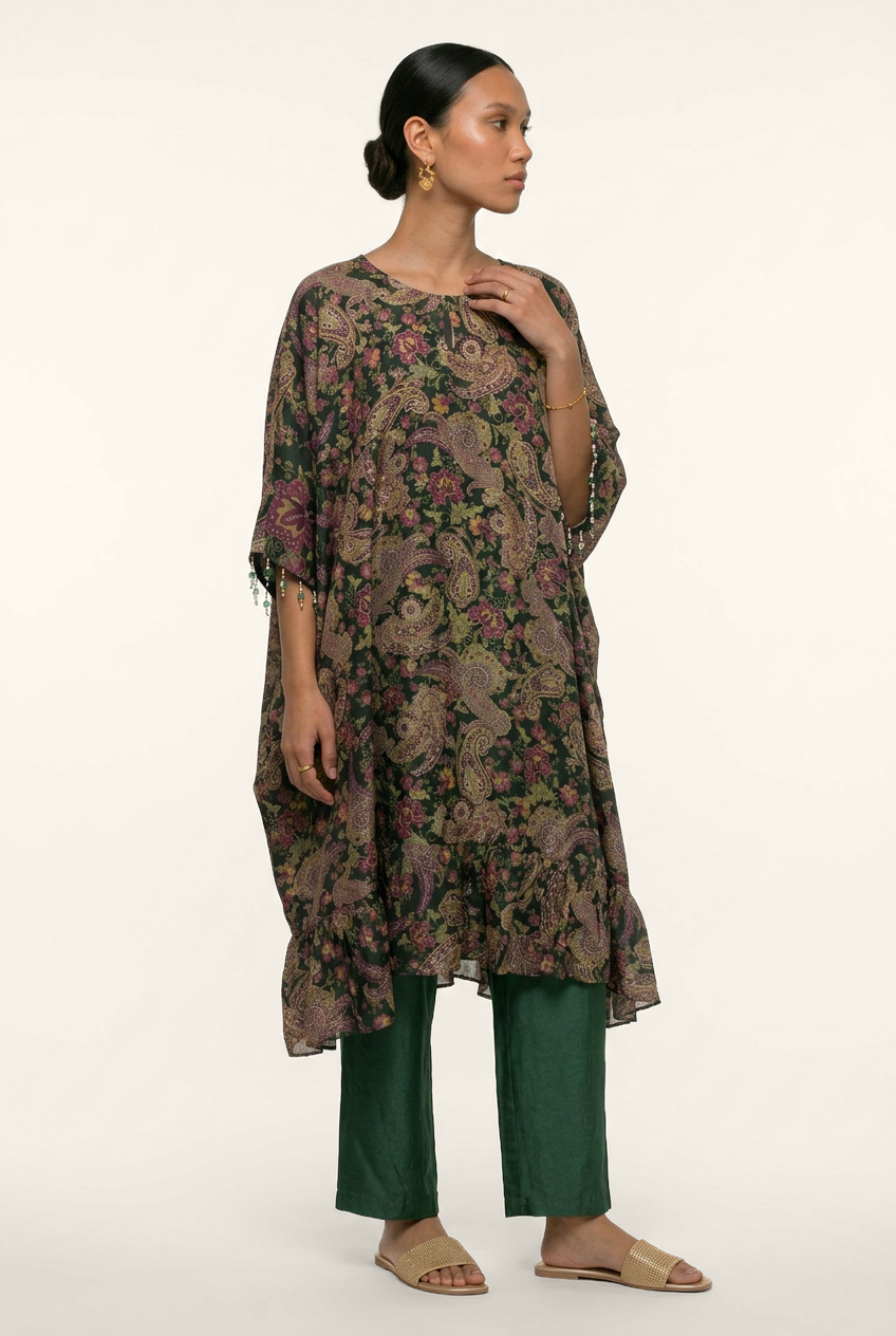 Gulrez Kurta Set - Green