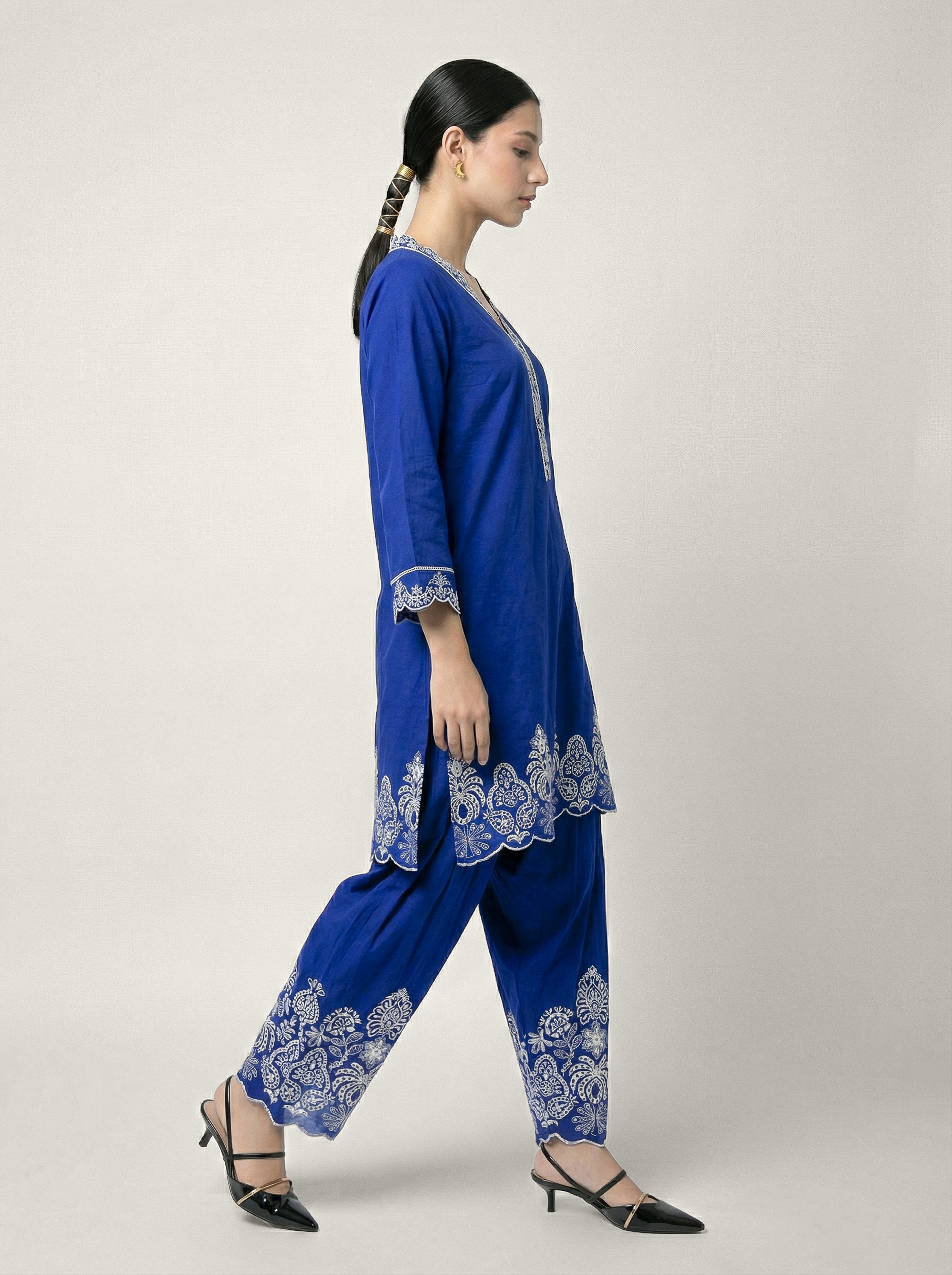 Vamika Kurta Set - Blue