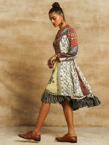 Sohrai Khovar Beige Printed Tunic | Relove