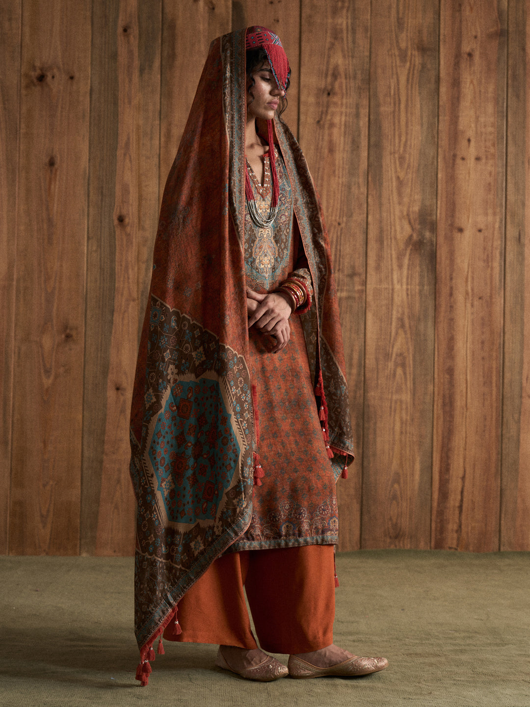 Kishori Kurta Set - Rust