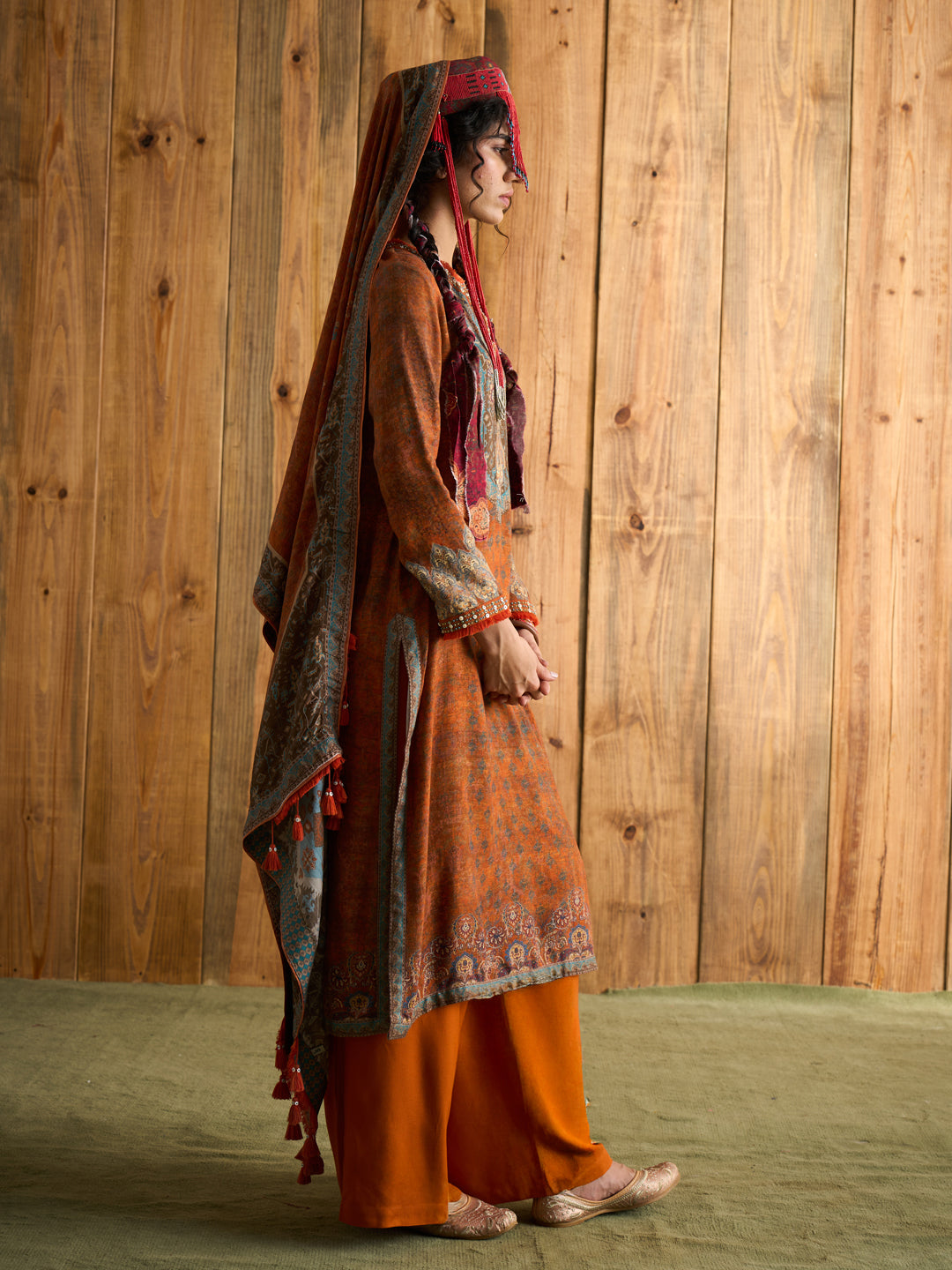 Kishori Kurta Set - Rust