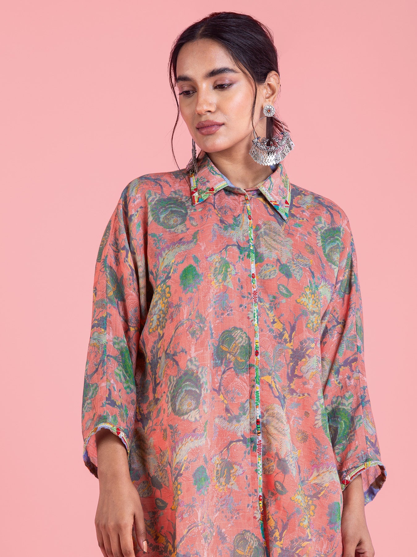 Vayu Lilac Shirt Dress