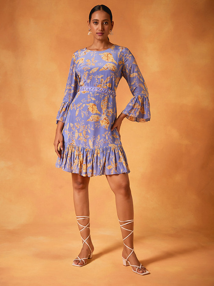 Short Frilled Dress | Shop Saundh