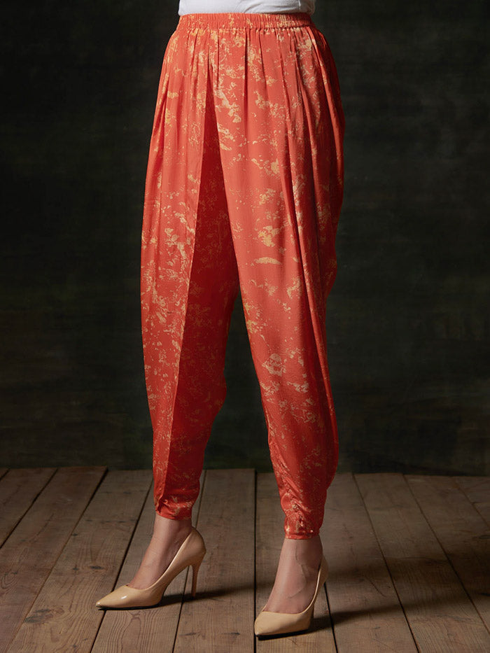 Orange Dhoti Pants | Shop Saundh