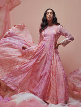 Pink Kurta Set with Dupatta | Shop Saundh