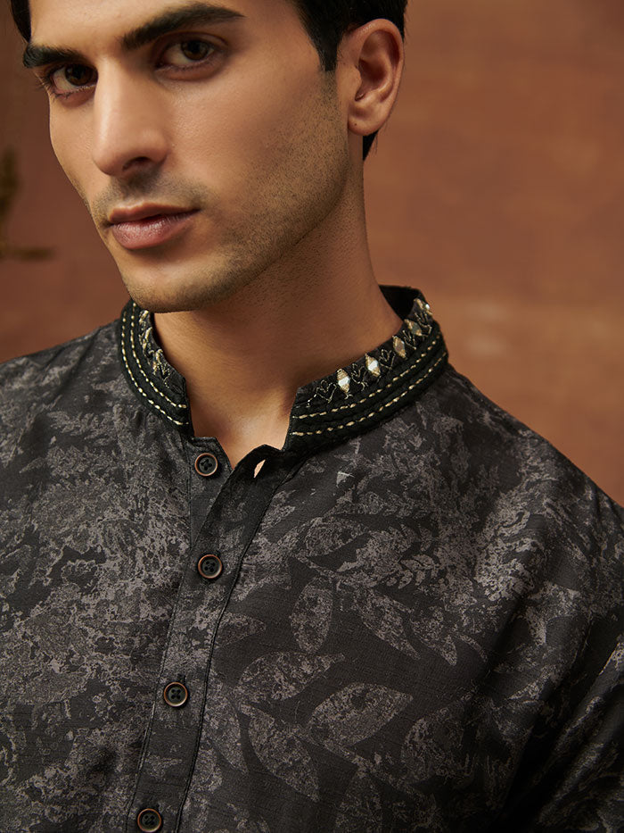 Black Kurta | Shop Saundh Man