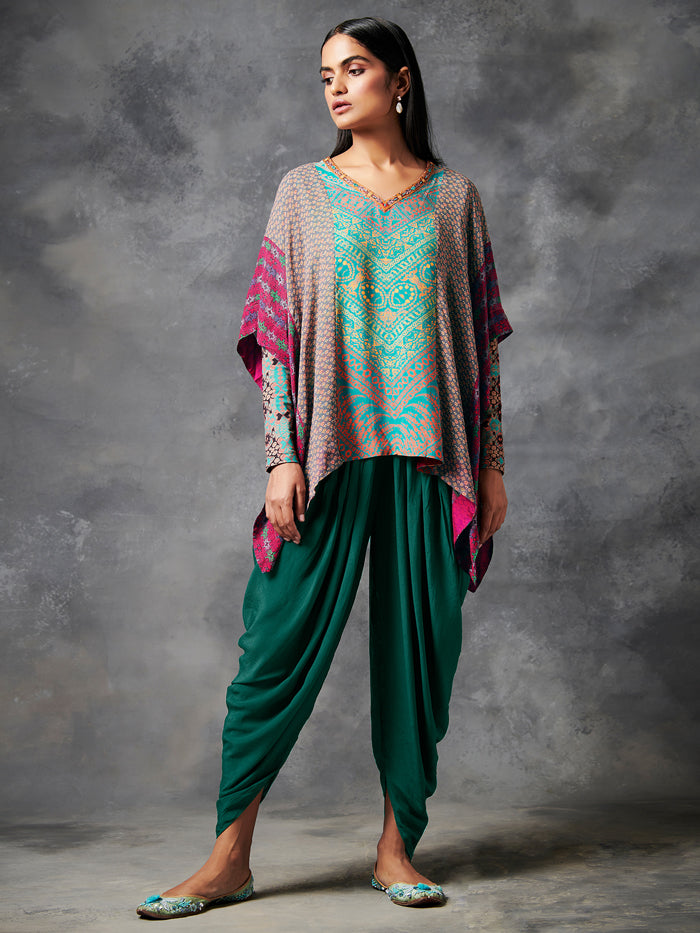 Aqua Kaftan Top | Shop Saundh