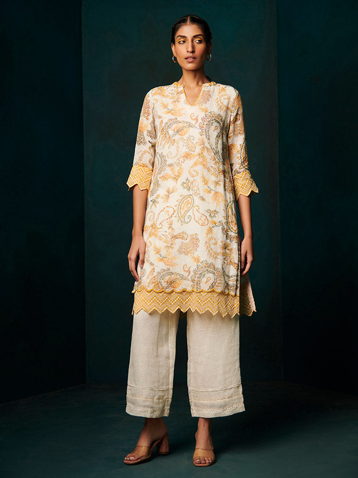 Paisley Kurta & Bottom Set | Shop Saundh