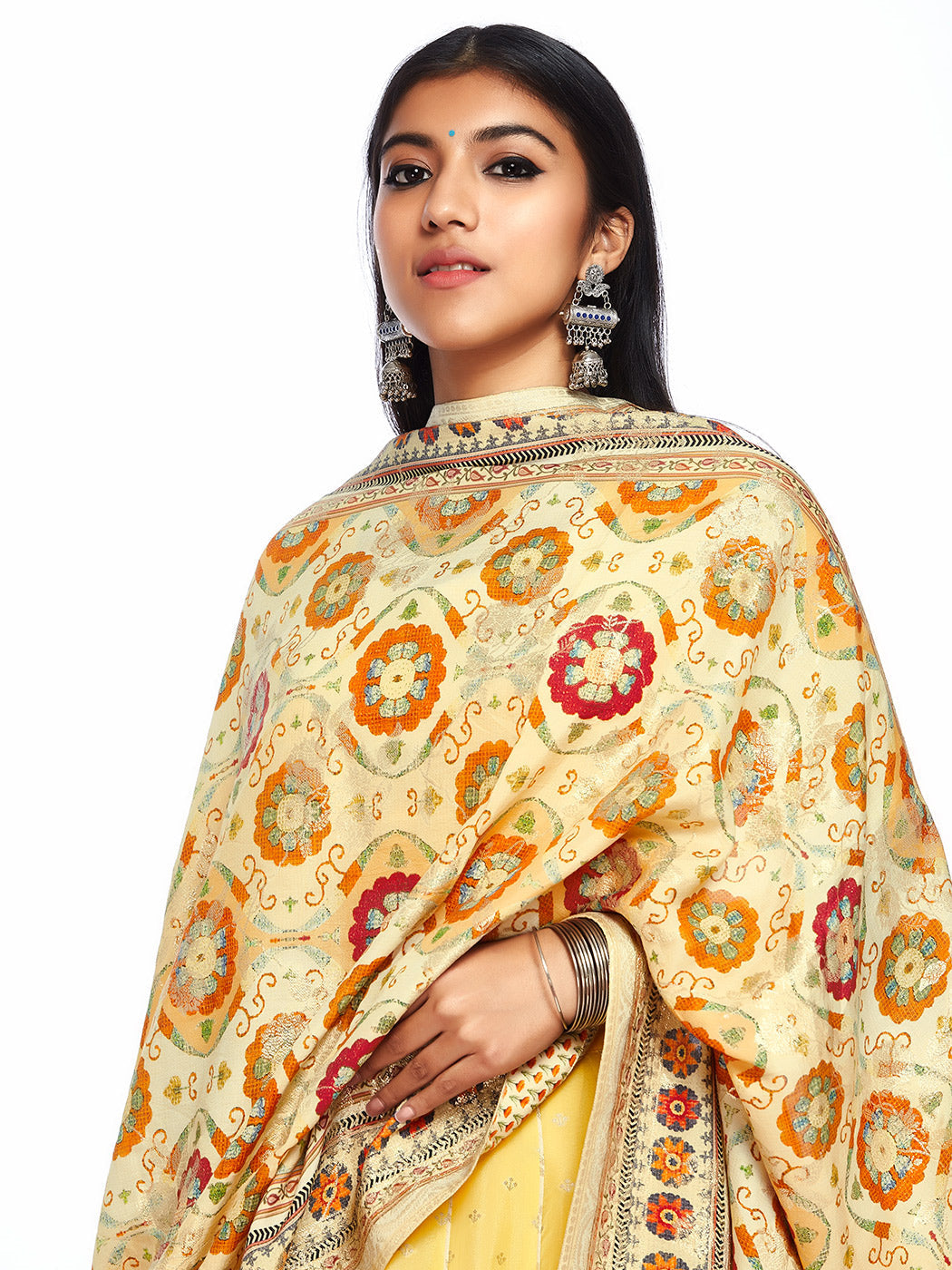 Yellow Suzandori Lehenga | Shop Saundh