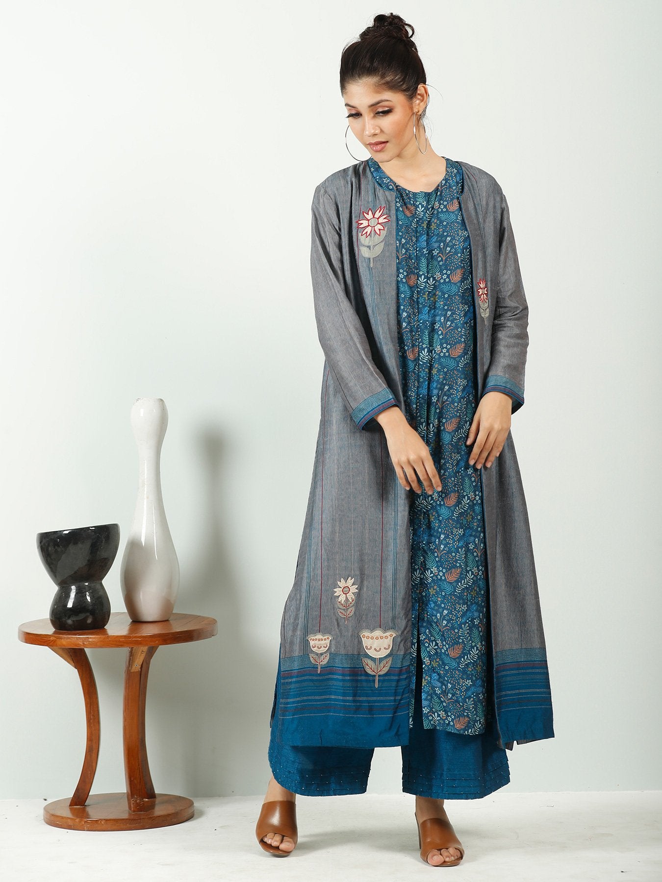 Pankti printed Jacket Extra Small