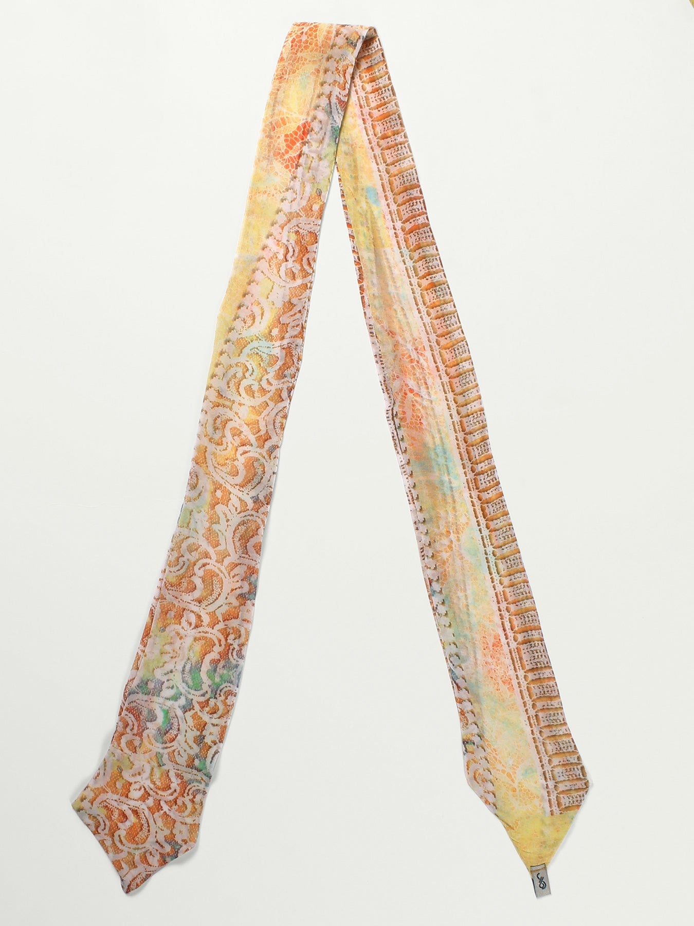 Printed Yellow Reusable Hair Band
