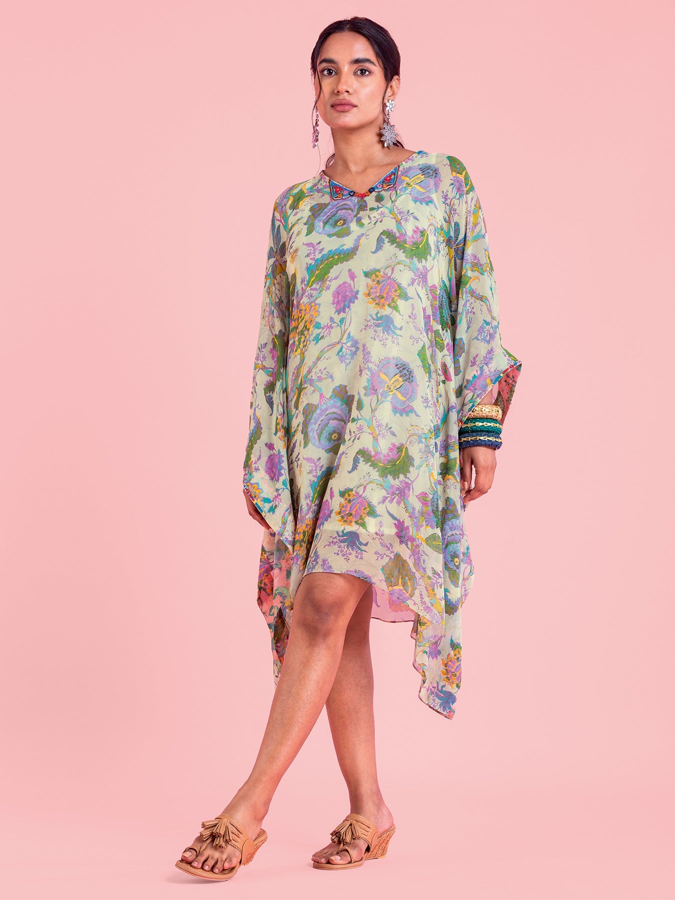 Vayu Chintz Kaftan Extra Small