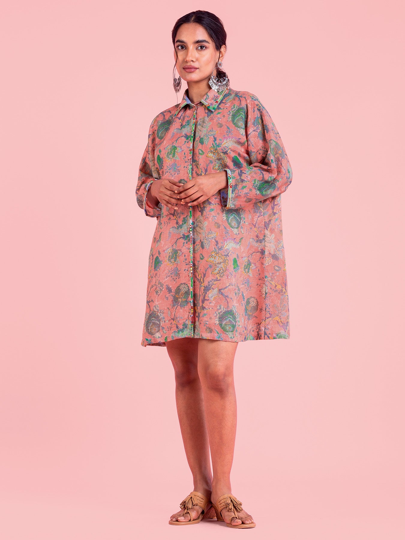 Vayu Lilac Shirt Dress